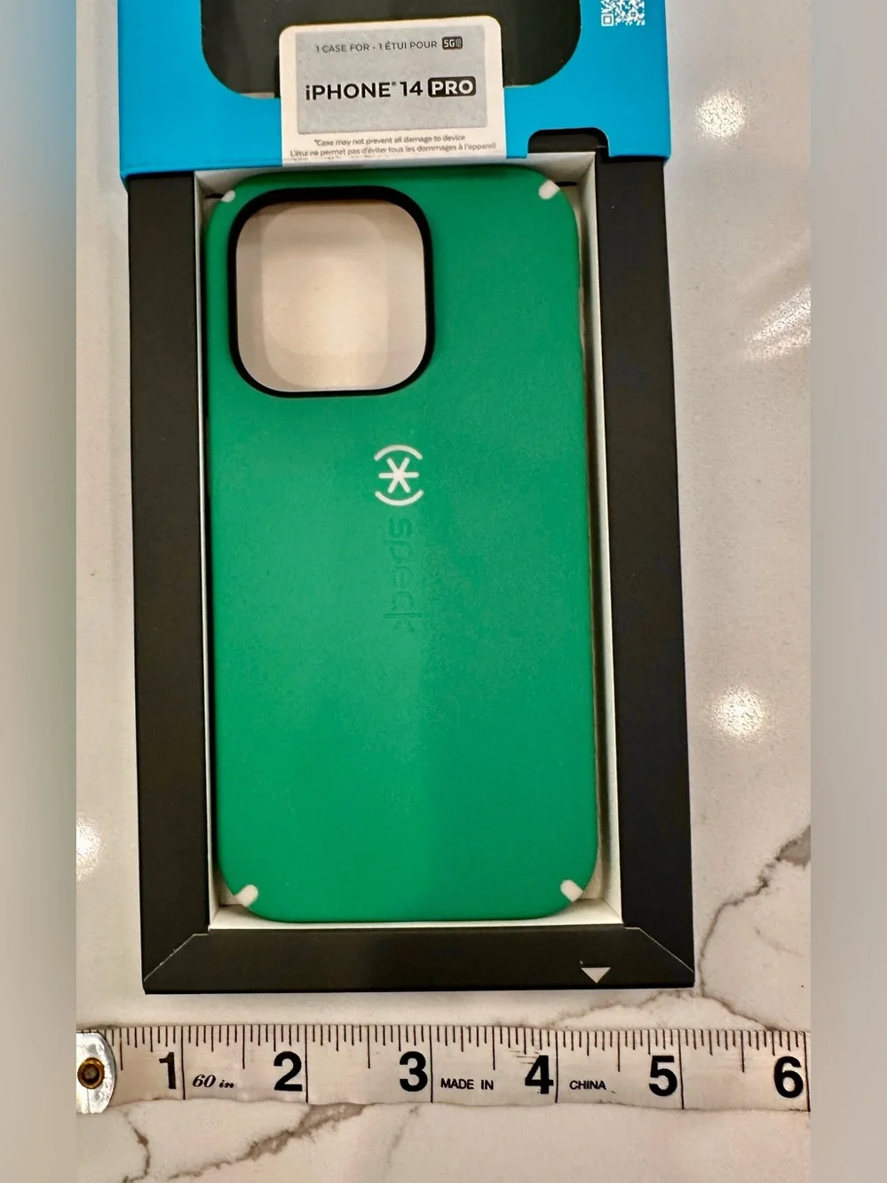 NIB IPhone 14Pro Speck Candyshell Kelly Green Phone Case Microban 8ft Drop Prot
